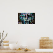 Street Art Graffiti Digbeth Birmingham Verenigd Ko Poster (Keuken)