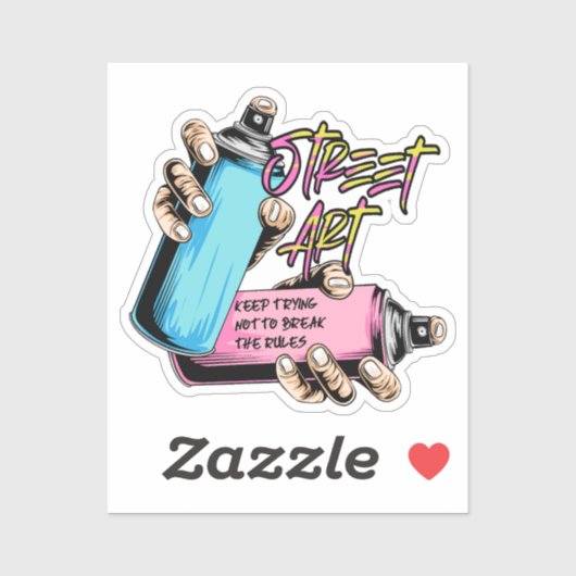 Street Art Graffiti Urban Sticker (Vel)