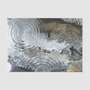 Street Art Rain Black Marmer Tissuepapier