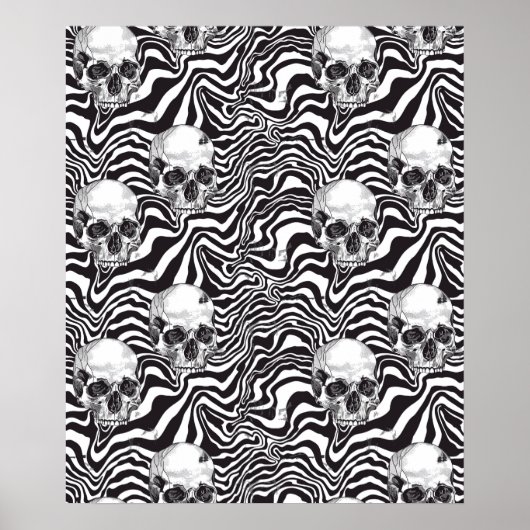 Street Art Skull Poster Design A11 (Devant)