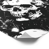Street Art Skull Poster Design A26 (Coin)
