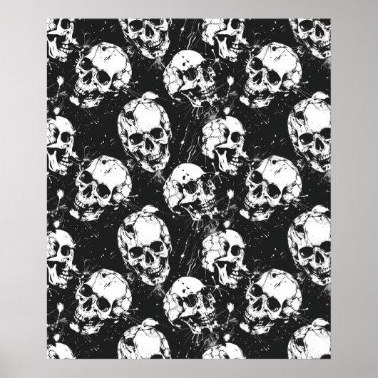Street Art Skull Poster Design A26 (Devant)