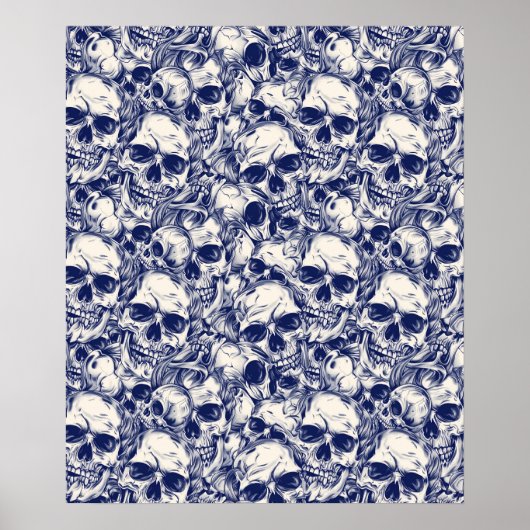 Street Art Skull Poster Design A27 (Devant)