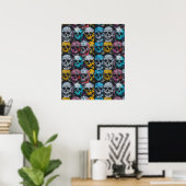 Street Art Skull Poster Design A29 (Bureau à domicile)