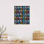 Street Art Skull Poster Design A29 (Cuisine)