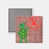 Street Art Turtle Graffiti Magnet (Recto/Verso)