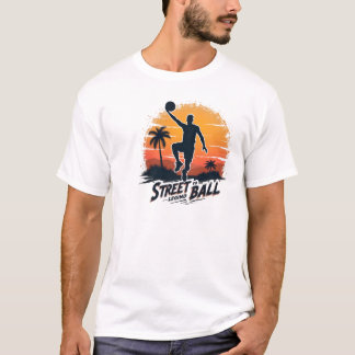 Street Ball Legend | Basketbal Sunset T-shirt