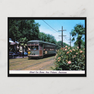 Street Car Scene, Vintage van New Orleans Briefkaart