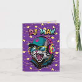 Street Cat DJ Attitude – Bold Streetwear Art