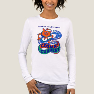 Street Celestials Kosmische Stroom Retro Ster Graf Tri-Blend Shirt