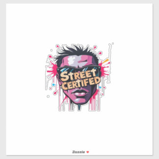 Street Certified | Urban Graffiti Face Art Design Sticker