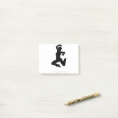 Street Dance Dancer Silhouette Post-it® Notes (Op bureau)