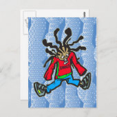 Street Dancing Doll Briefkaart (Voorkant / Achterkant)