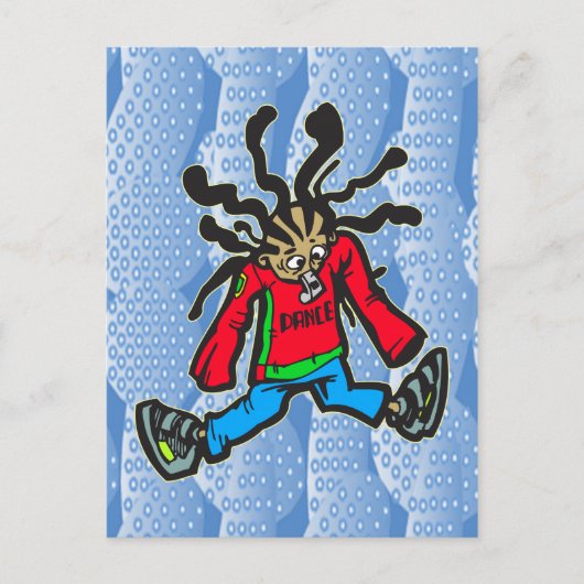 Street Dancing Doll Briefkaart (Voorkant)