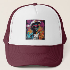 Street graffiti art RAP and Hip Hop - Hip Hop Cap Trucker Pet