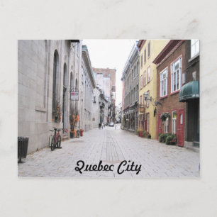 Street in Old Quebec City Briefkaart