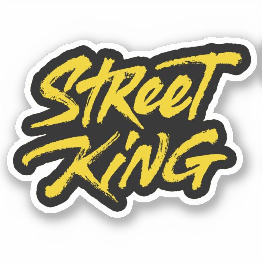 Street King Sticker (Voorkant)
