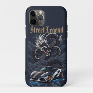Street Legend Middenmotor V6 Sportauto Draak iPhone 11 Pro Hoesje
