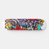 Street Life Graffiti Skateboard (Horizontaal)