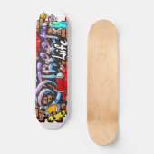 Street Life Graffiti Skateboard (Voorkant)