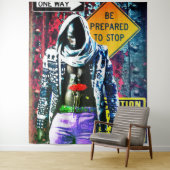 Street Life Wandkleed (In situ)