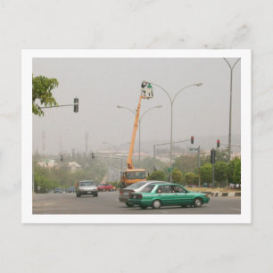 Street Light, Abuja Briefkaart