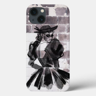 Street Muse: Mode op de muur iPhone 13 Hoesje
