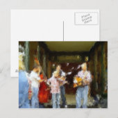 Street Musicians Briefkaart (Voorkant / Achterkant)