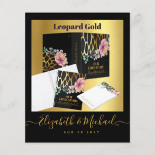 Street Party Style Weddenschap Gold Gold Black Flyer