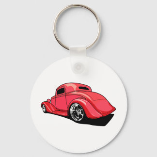 Street Rod Red Sleutelhanger