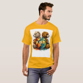 Street Royalty Teddy Bear Graphic T-Shirt (Devant entier)