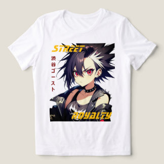Street Royalty-vrije Anime T-shirt - Shibuya Ghost