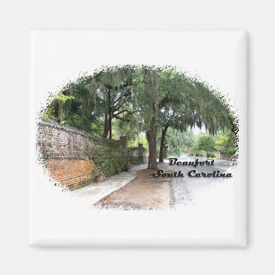 Street Scene, Beaufort, SC Magneet