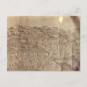 Street scene, Chinees, Ming Dynasty Briefkaart