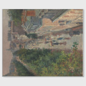 Street Scene in Parijs, Frankrijk (door Maximilien Cadeaupapier (Vlak)