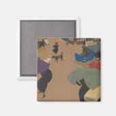 Street Scene in Parijs Magneet (Voorkant / Achterkant)