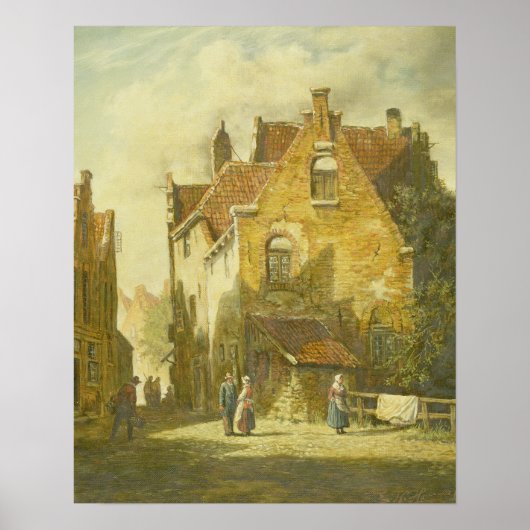Street Scene Poster (Voorkant)