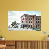 Street SceneGlendive, MT Canvas Afdruk (Insitu (Woonkamer))