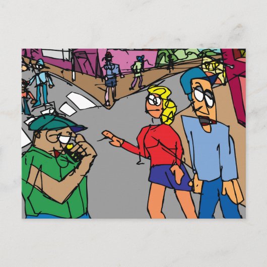 Street Seen Briefkaart (Voorkant)