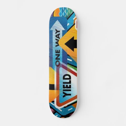 Street Signs #1 Skateboard (Recto)