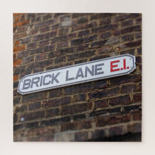 Street Signs of London Brick Lane - 20x20 - 676 pc Legpuzzel