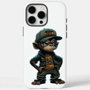 Street Style Monkey Urban Attitude iPhone 16 Pro Max Hoesje