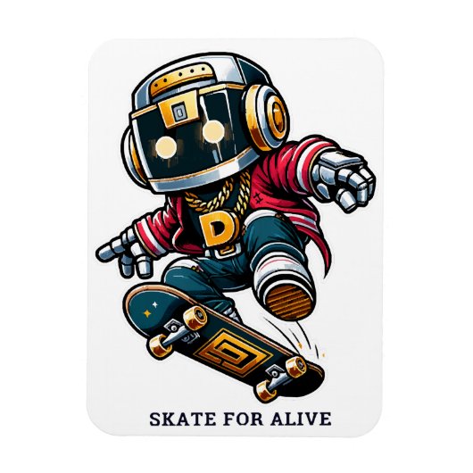 Street Style Skate Serie Magneet (Verticaal)