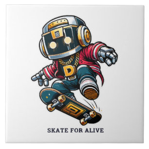 Street Style Skate Serie Tegeltje