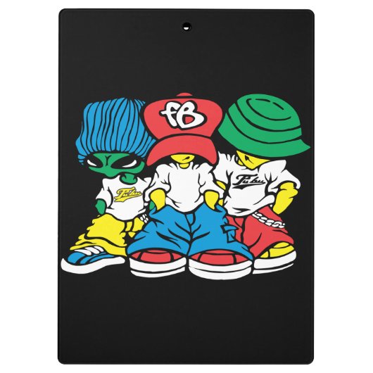 Street Style Squad” Klembord (Achterkant)