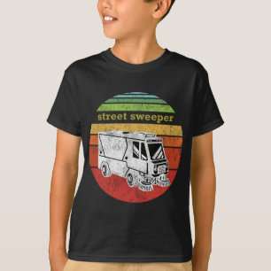  Street Sweeper Bezetting Retro Graphic T-shirt