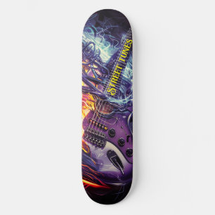 Street Tunes elektrische gitaar Skateboard