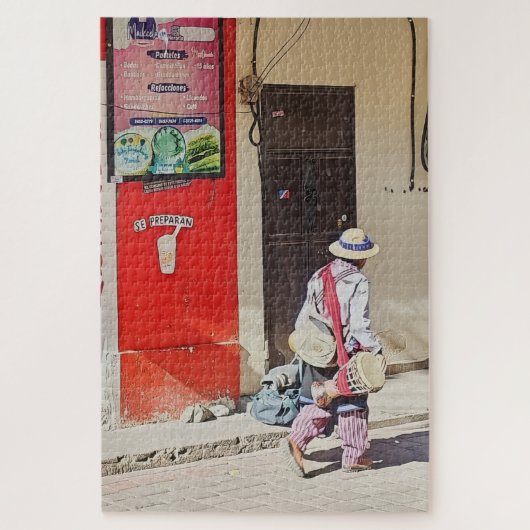 Street Vendor by Red Wall Legpuzzel (Verticaal)
