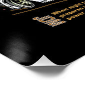 Street Warrior Samurai - Skyline Driver Perfect Poster (Hoek)