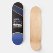 Street Warrior Samurai - Skyline Driver Skateboard (Voorkant)